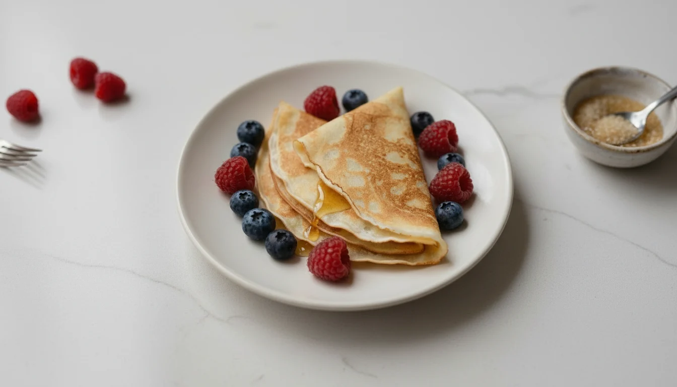 Crêpes légères sans gluten