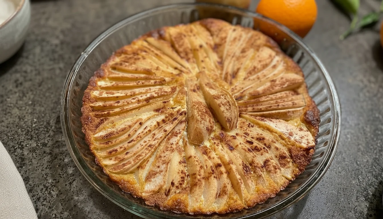 Gâteau poires & amandes (sans gluten)