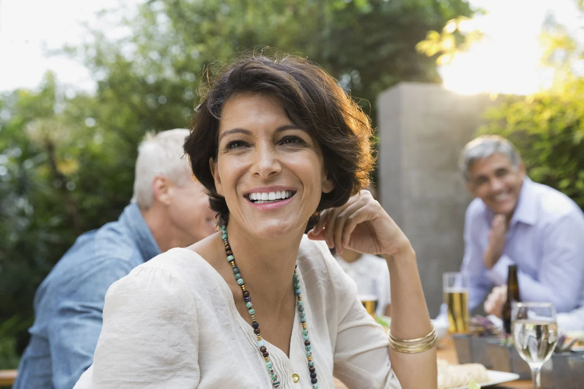 Femme à la période de la périménopause
